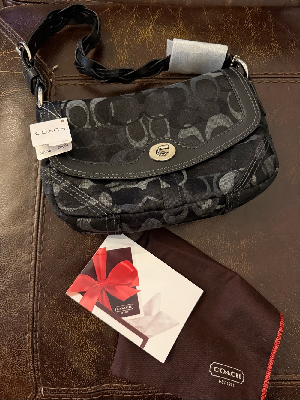 Rare Y2K Coach 10992 Signature Soho Chelsea with Braided Strap